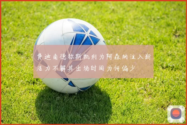 费迪南德称斯凯利为阿森纳注入新活力不解其出场时间为何偏少